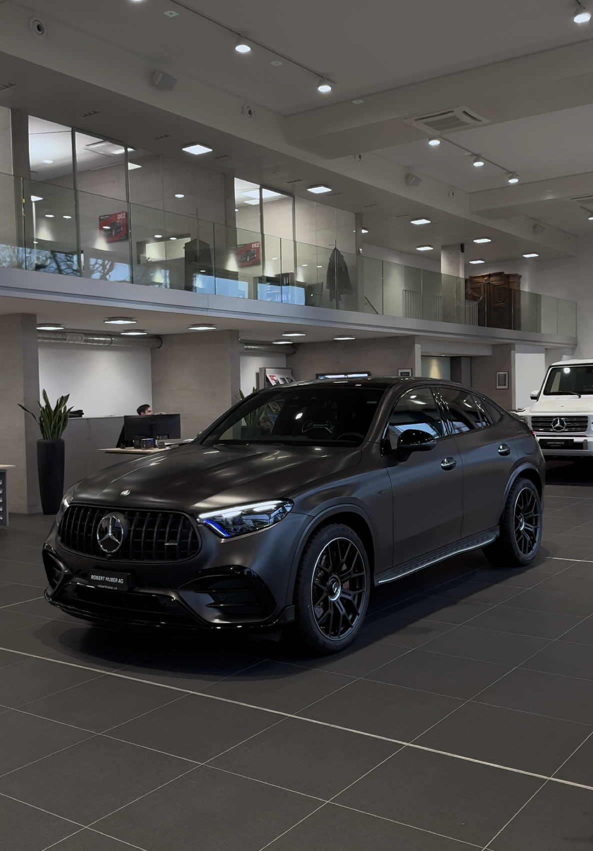 Graphitgrey magno on the all new Mercedes GLC 63 S AMG Coupe 🏁 #mercedes #glc63samg @roberthuberag