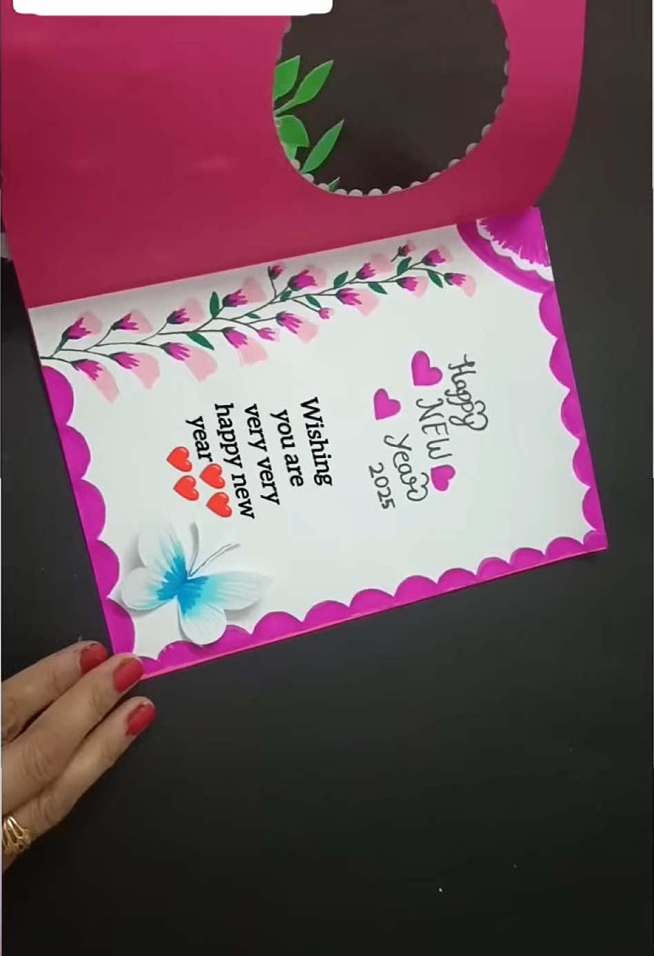 Greeting card for 2k25 #craft #gift #viralvideo #foryoupage #trendingtiktok #deartiktokteamdontunderviewmyvideos #unfreezemyaccount 