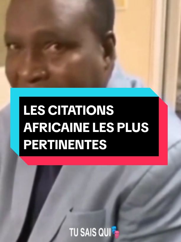 Une pensée africaine a dit... #pensee #africa #fyppp #citations