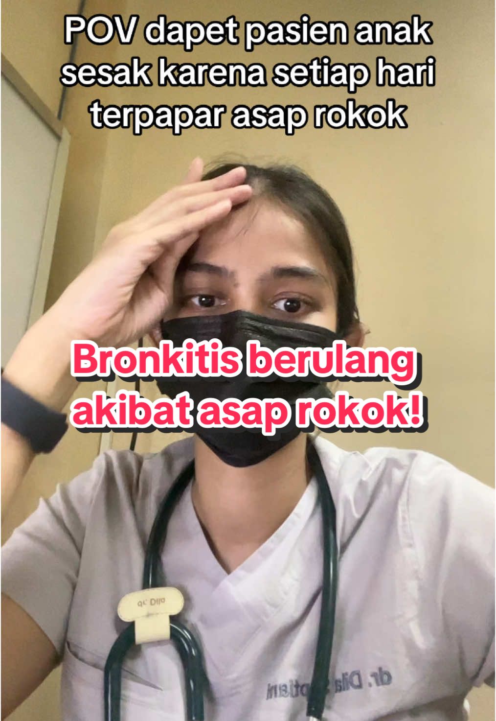 bayi / anak kecil belum memiliki sistem imun yang sempurna sehingga lebih rentan sakit / terinfeksi. jika setiap hari terpapar asap, saluran nafas mereka dengan mudah radang dan menimbulkan gejala batuk, sesak, hingga demam. Jika terus saja terpapar asap, maka peradangan tidak akan berhenti dan anak tidak akan sembuh-sembuh🙏 orang dewasa mau merokok? terserah. tapi gausah bikin anak kecil sakit, mereka ga minta sakit. menjauh jika merokok, mandi ganti baju jika ingin bertemu anak kecil. ingat, asap dapat menempel pada pakaian, rambut, dan kulit.