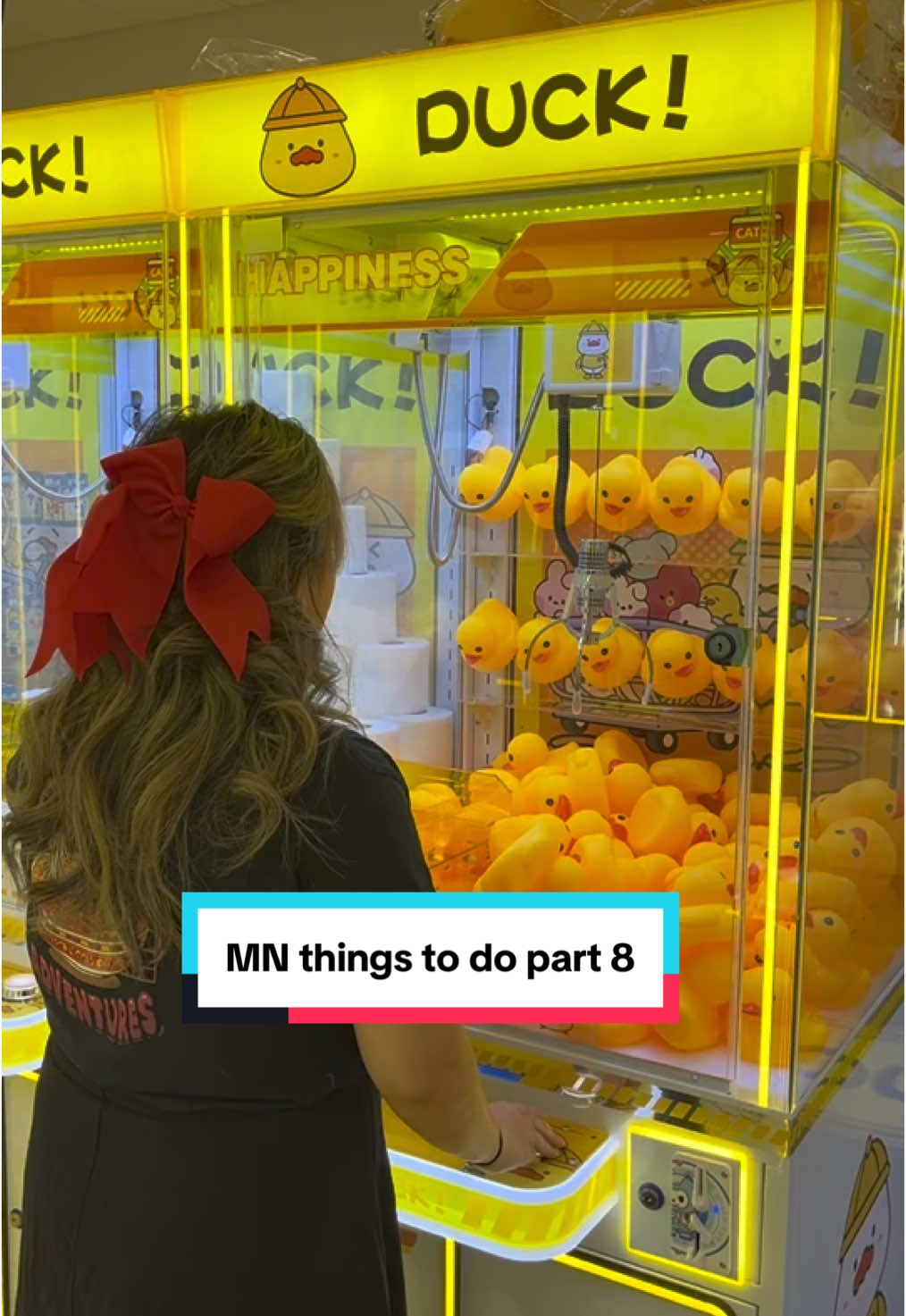 Minnesota Things To Do Part 8 📍DUCK! 1004 Diffley Rd # 500, Eagan, MN 55123 The grand opening with prizes, freebies, and giveaways is from Jan 1, 2025 - Jan 5, 2025! “Welcome to Minnesota's largest modern Asian-themed claw machine experience! Dive into a world of fun with our exciting claw machines, Gacha machines, refreshing bubble tea, delicious Korean shaved ice, and so much more. Come join the fun and make unforgettable memories!” - DUCK! #mnthingstodo #minnesota #arcade #plushie #clawmachine #games #gacha #shavedice #bubbletea Thank you to DUCK! for sponsoring this post.