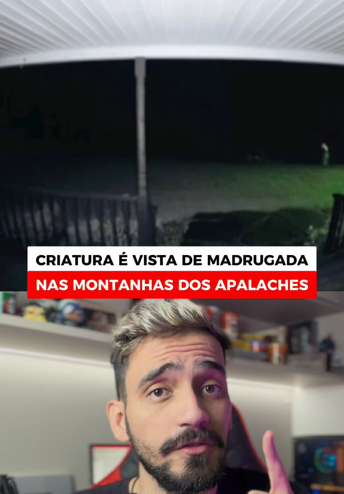 criatura é vista de madrugada nas montanhas dos apalaches #skinwalker #horror #appalachianmountains #medo #paranormal #terror 