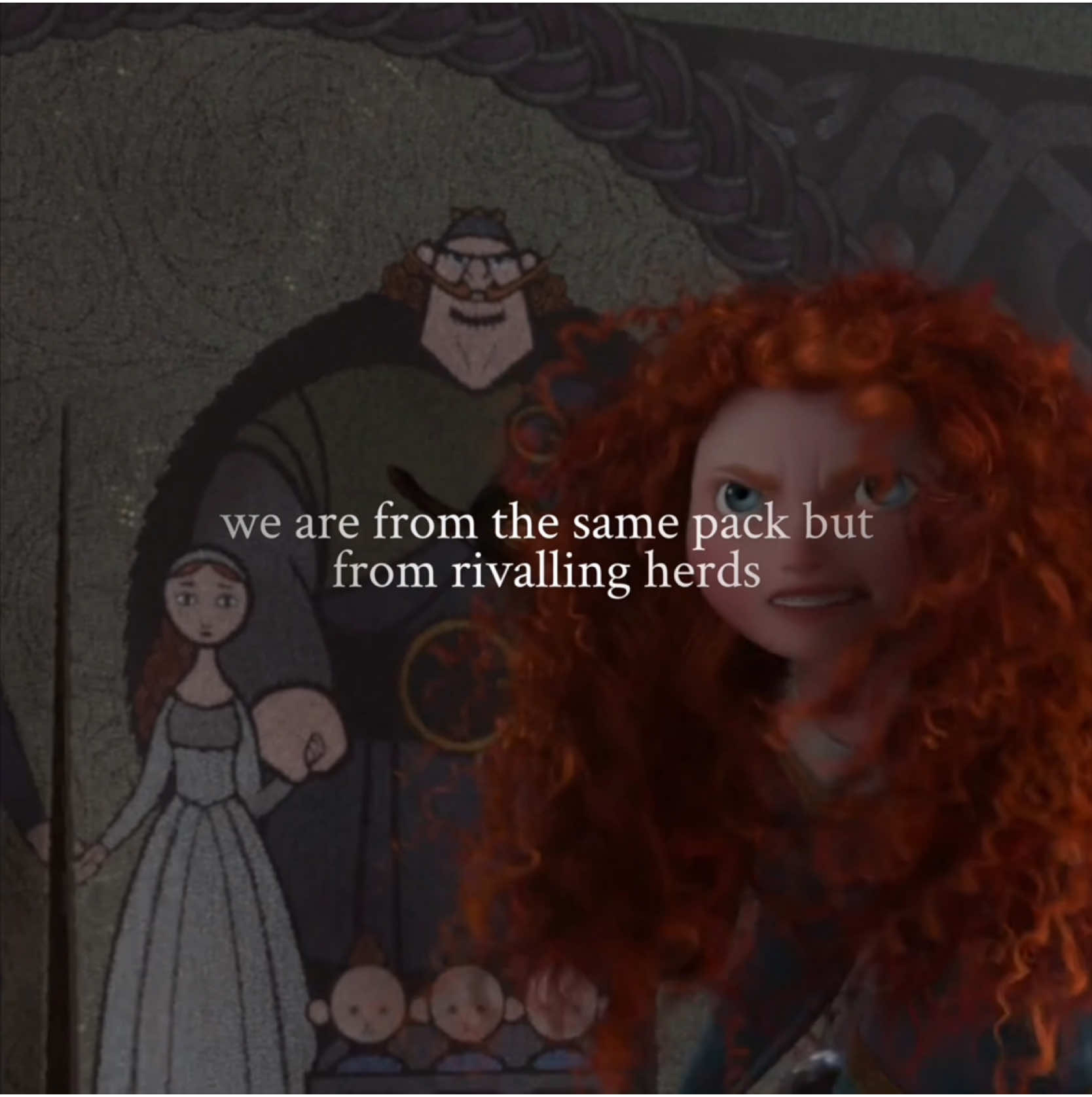 Like mother like child #disney #disneytok #disneytiktok #disneyedit #disneyprincess #disneyprincesses #brave #disneybrave #merida #princessmerida song is DNA guarantee by Kodi Rhianne 