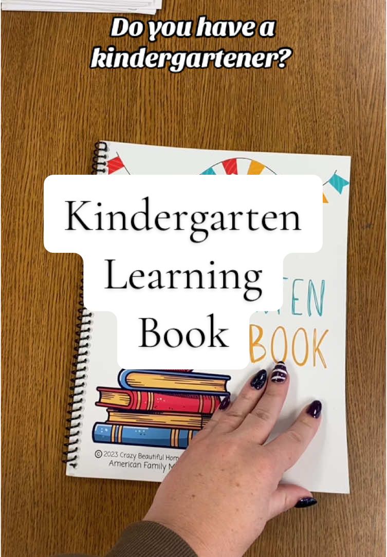 Kindergarten dry erase learning book.  #kindergarten #kindergartenlearningbook #learningbooks #dryerase #learningactivities 