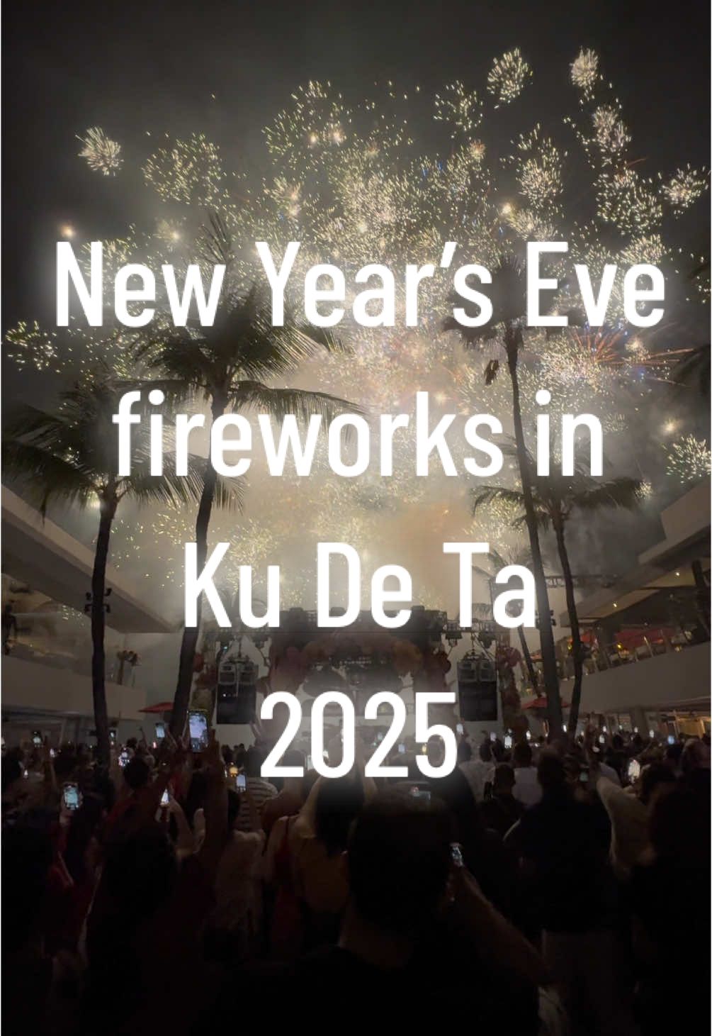 Happy New Year 2025 🎉🥳 #newyeareve #newyear2025 #fireworks #fyp #foryou #bali #seminyak #nye 