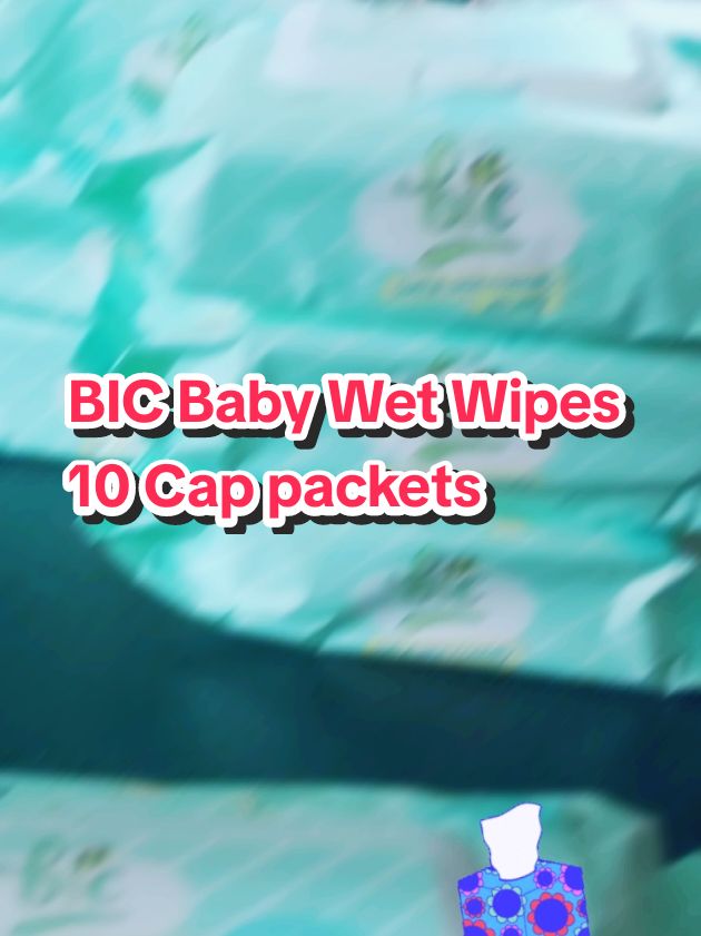 BIC Baby Wet Wipes  10 Cap packets #bicbabywetwipes #babywettissue #wetwipes #babywipes #bic #weeklywedrush #rookiet  #tiktokshopsg #createtowin #singapore #tiktoksingapore #tiktokshopsgsale #createtowin #foryou #explore #fypppppppppppppppppppppppppppppppppp #tiktokmademebuyit #kongsibersama #tiktokshopsgthursday #sgbrandweek #sue12_87 