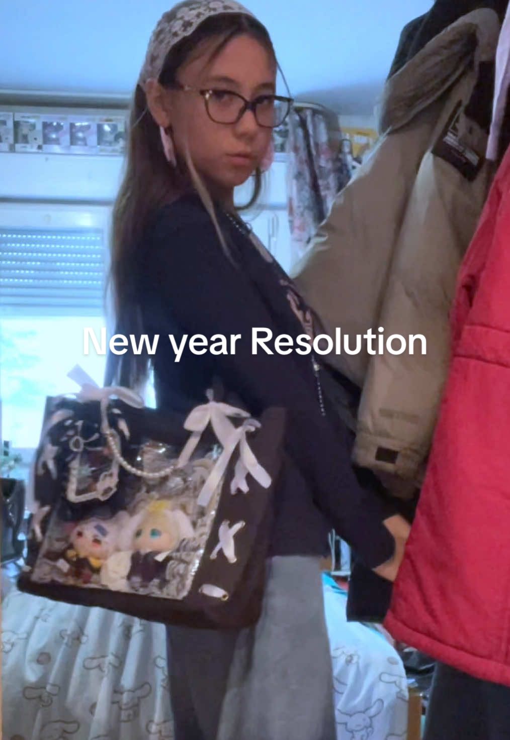 New years Resolution #fypviralシ゚ #xyzbca #foryou #fyppp #souleater #makaalbarn #soulevans #itabag #itabagcheck #hellokitty #outfitinspo 