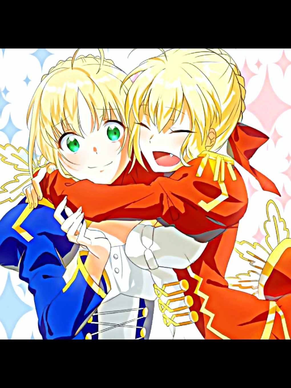 Saber Artoria Pendragon and Saber nero💙💙💙🌌🌌🌌 And happy new year everyone 💙💙💙🌌🌌🌌#fatezero #saberartoria #artoriapendragon #fatestaynight #sabernero #fatestaynightheavensfeel #fatestaynight #fyp 