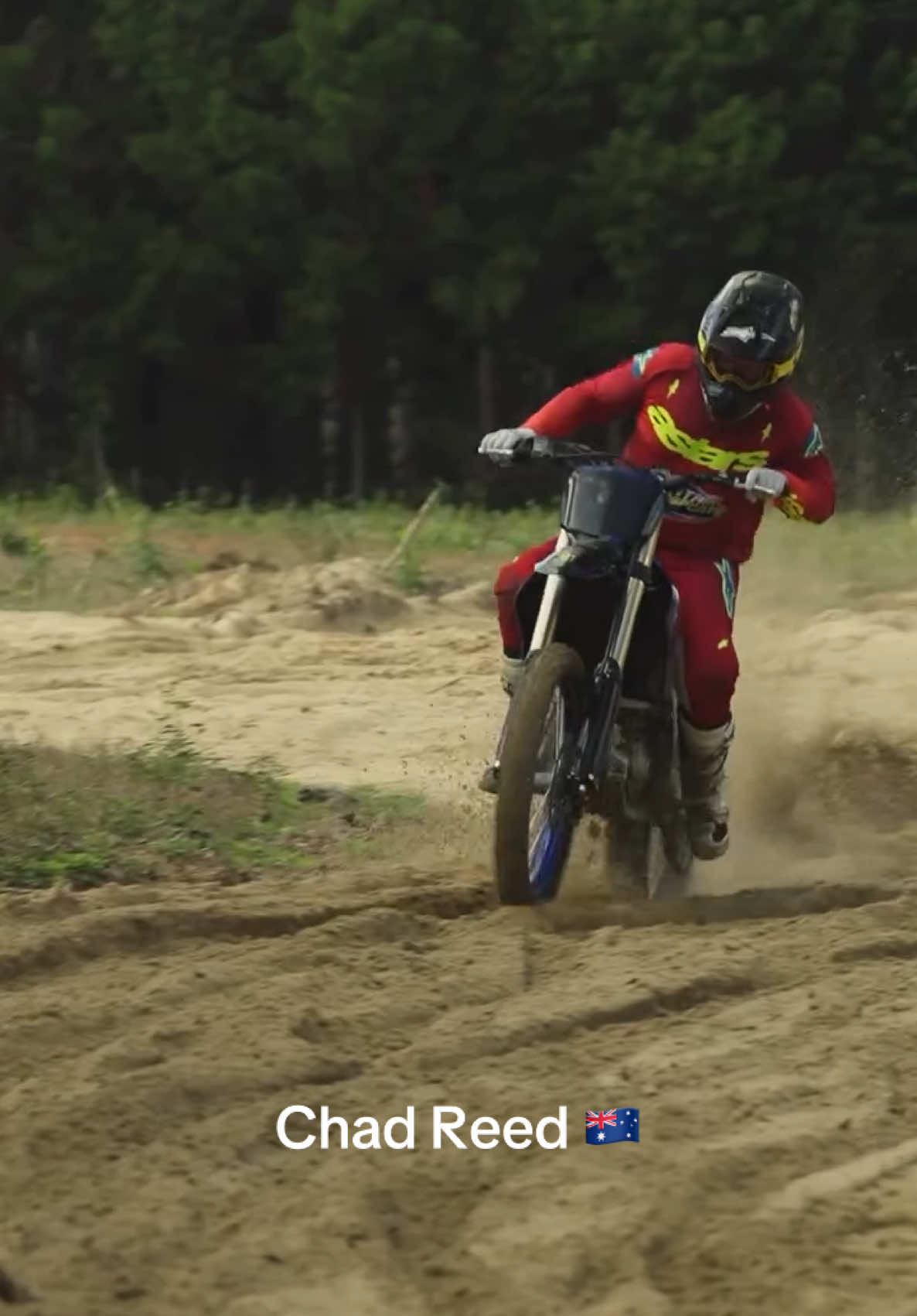 Chad Reed Testing New Bikes in New year 2025 #new #bike #yamaha #kawasaki #honda #ktm #legend #fyp#Supercross #motocross #motocrosslife #motosport #racing #race 