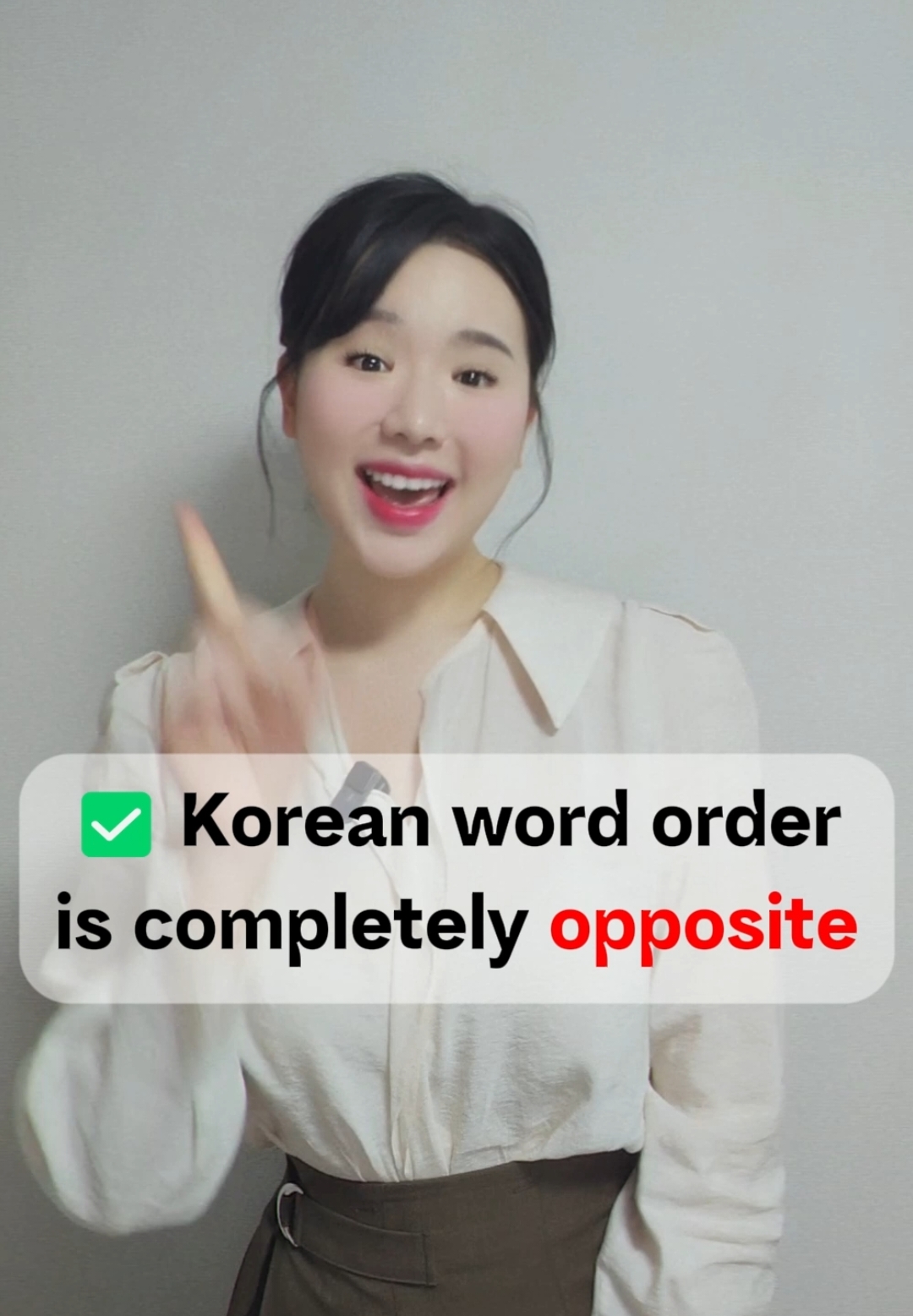 Korean Word Order 📝 ✅️ Learn more about Easy&Fun Korean https://beacons.ai/korean_summer #korean #koreansentence #learnkorean #studykorean #koreanteacher