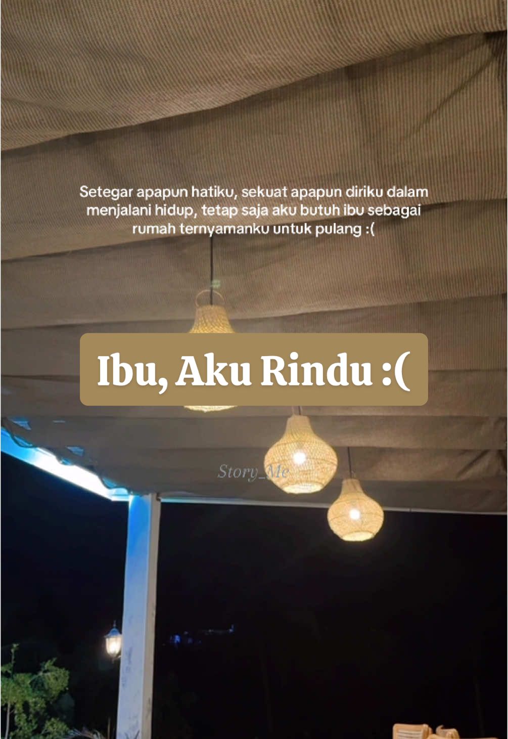 Bu, aku masih membutuhkanmu dan akan selalu membutuhkanmu sampai kapanpun. Maafin aku, Ibu 😢 #story_me96 #rinduibu 
