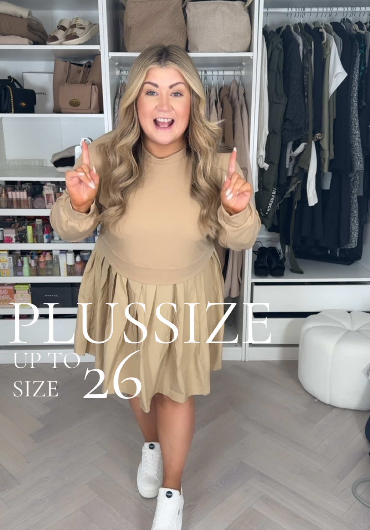 #plussize up to size 26 stunning #casualdress available in multiple colours perfect for all seasons!  Flattering for our curvy bodies and so easy to wear this is a must have for your wardrobe  #dress #plussizeoutfit #fashion #TikTokMadeMeBuyIt 