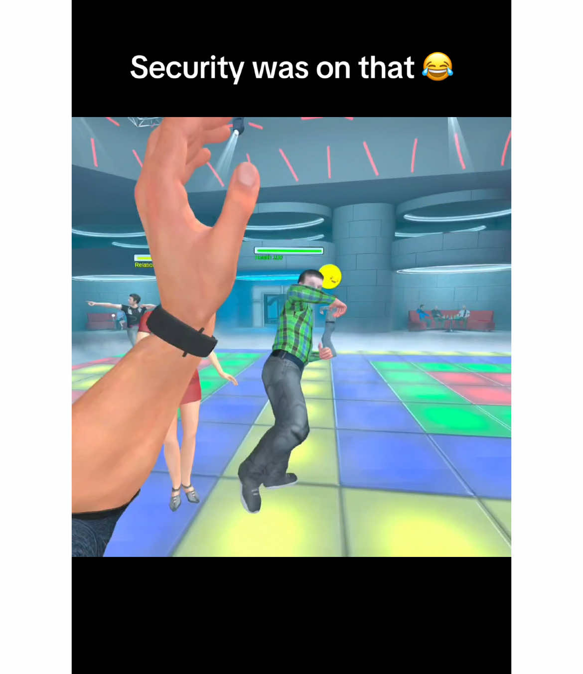 This was my first time playing and ts happen 😭 #nightclubvr #meme #gaming #virtualreality #random 