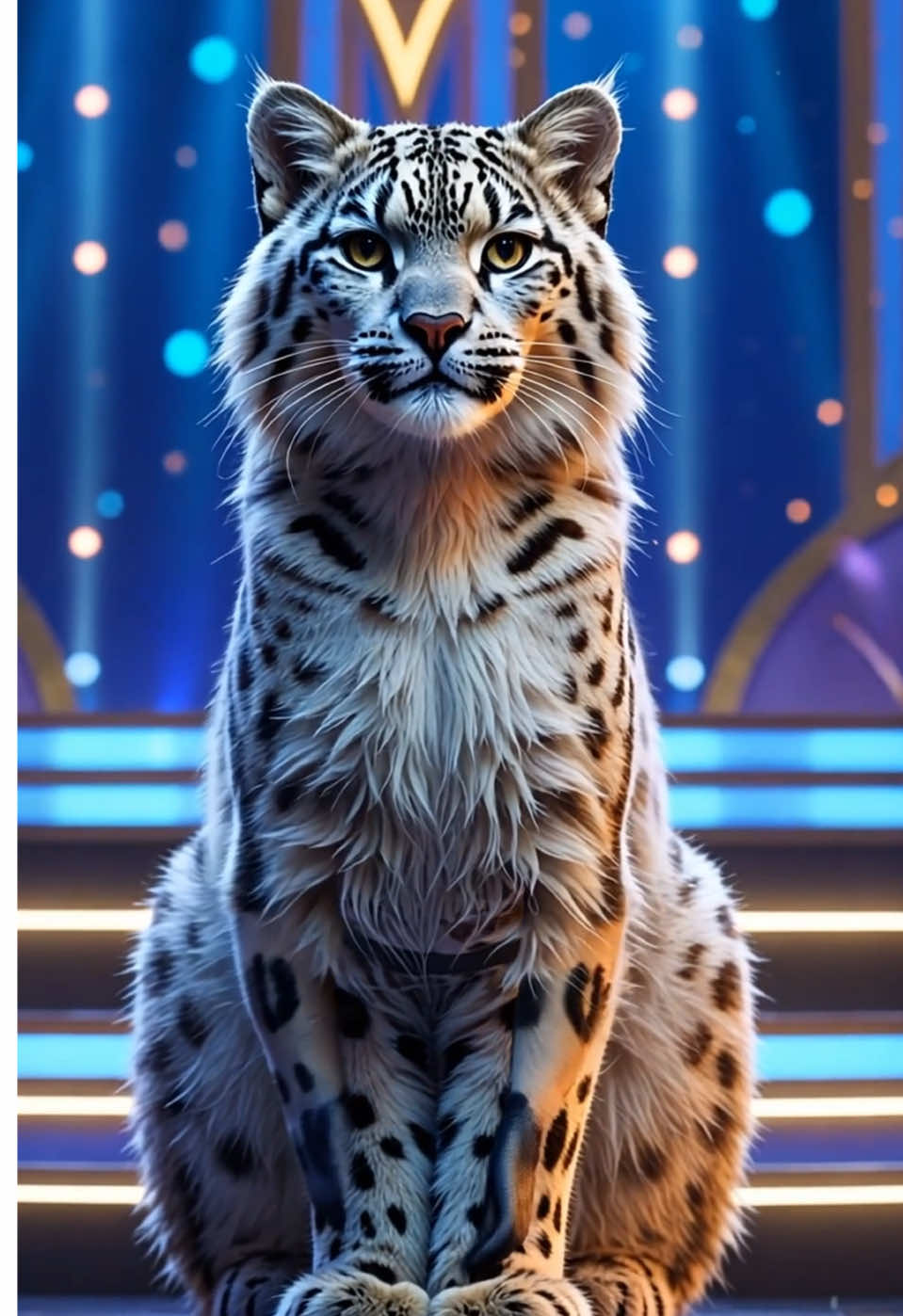 How can she do that on live tv 😱 #transformation #gottalent #americangottalent #aigenerated #agt #tusion #bgt #Al #midjourneyaiart #aigenerated #shapeshifter #skinwalker #bigcats #cats 