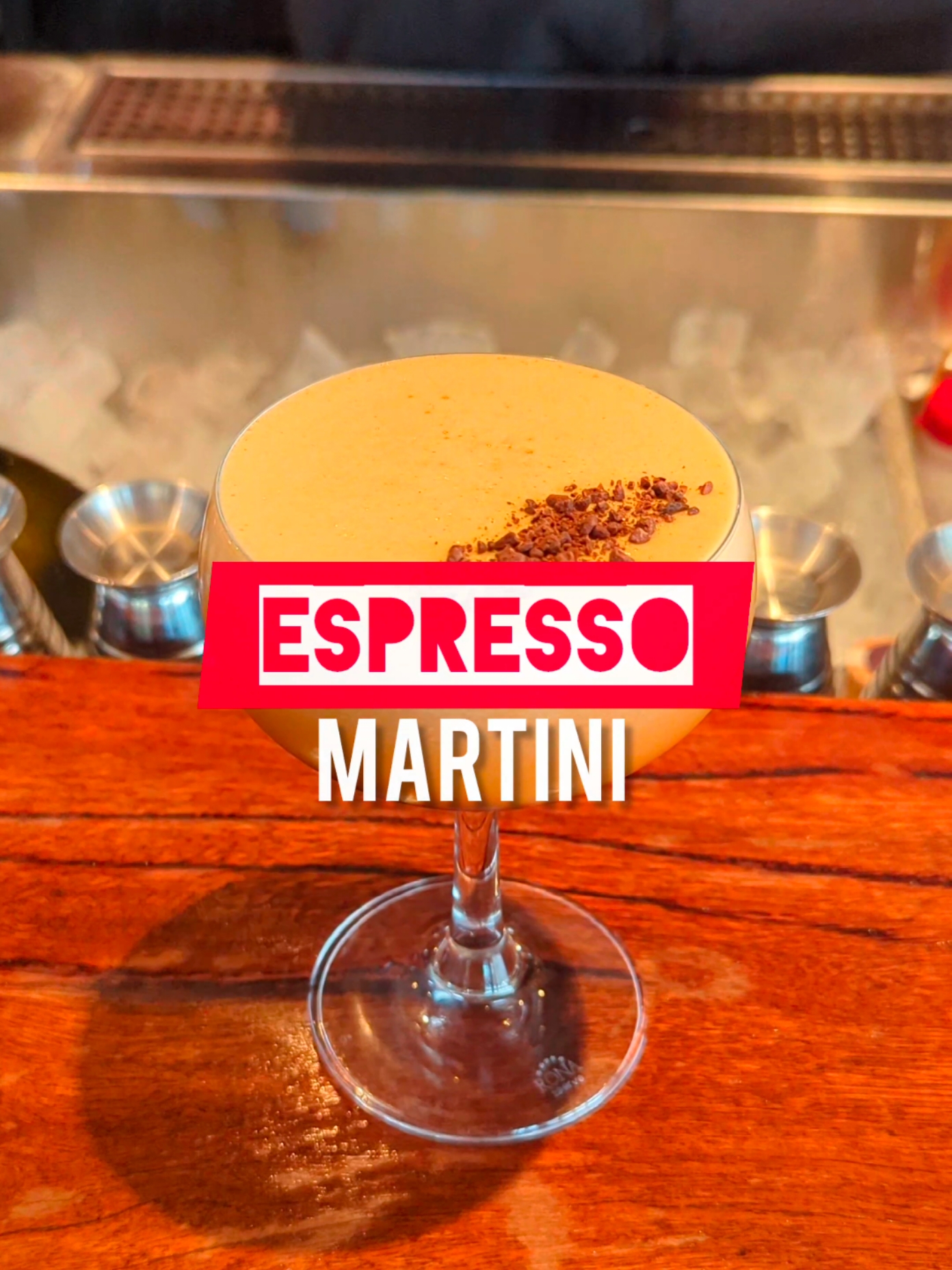 The Perfect Espresso Martini cocktail recipe.  #espressomartini #espresso #coffee #coffeetiktok #coffeetime #coffeecockail #cocktail #easycocktail #DrinkRecipe #EasyRecipe #cocktailrecipe #kahlua #bar #restaurant #howto #mocktail 