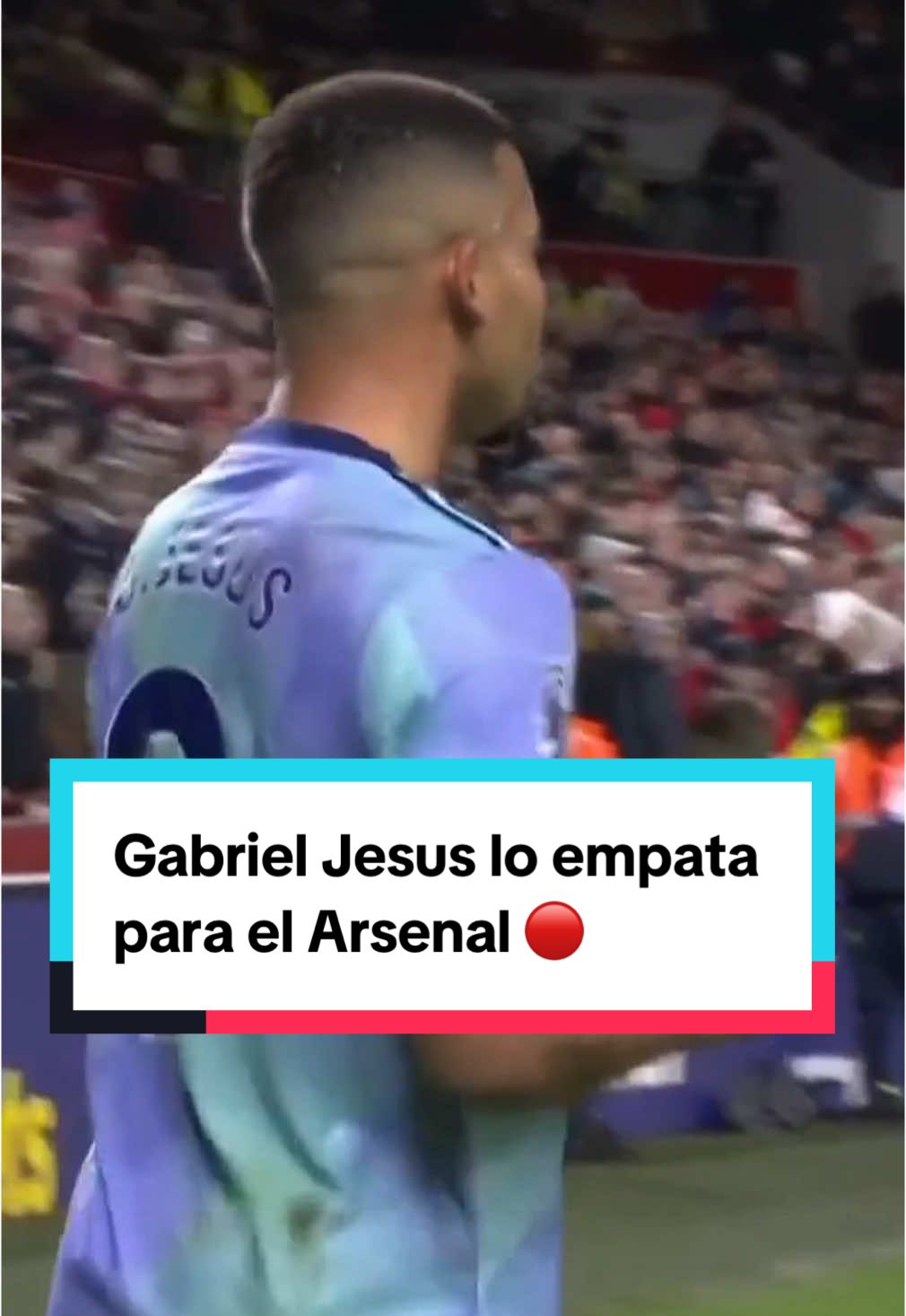 ¡LO EMPATARON LOS GUNNERS! 😱 🇧🇷 Gabriel Jesus tiene 7 goles en la temporada entre todas las competencias: 6 fueron en sus últimos 4 partidos 🔥 Brentford 🐝 1-1 Arsenal 🔴 #LigaPremierTD #PremierLeague #GabrielJesus #Arsenal #Brentford #futbol #gol 