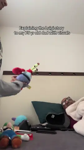 The plush toys were gifted to him by me due to my claw game  addiction #luigi #fyp #news #ceo #newyork 