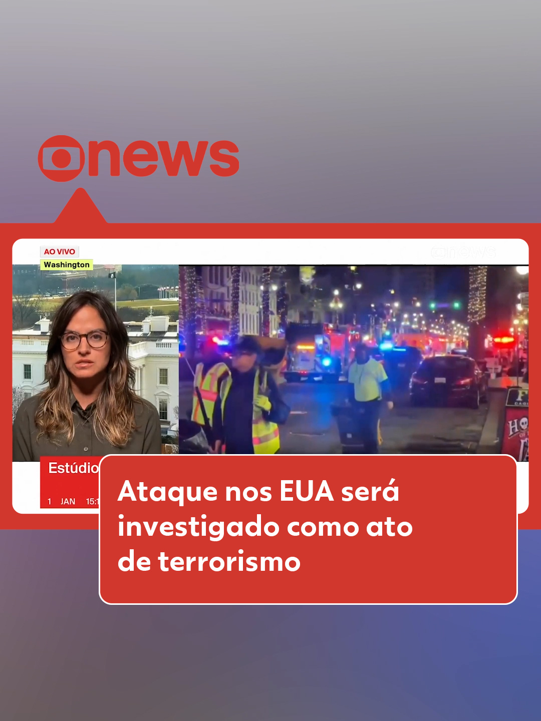 EUA - O FBI está investigando o atropelamento com uma picape na Bourbon Street, tradicional rua de Nova Orleans, na madrugada desta quarta-feira (1º), que deixou 10 mortos e 35 feridos como um 