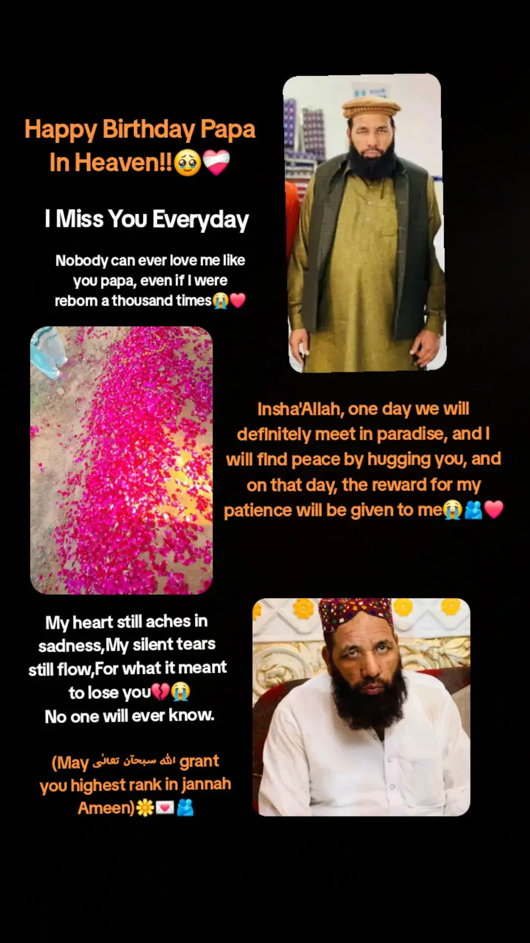 Happy Birthday Papa In Heaven!!!🥹❤️‍🩹 May allah grant his blessings upon you and give you highest rank in jannah Ameen sumameen ❤️🤲 #CapCut #foryoupageoffical #loveyoubaba #100kviews #wegatherdinjannah #foryoupage #y #plzzdontunderviewmyvideo #tiktokpakistanofficial #bites #fyp #fatherdeathpoetry #fatherdeathstatus #fatherdeath #1millionaudition #fyp #fyp 