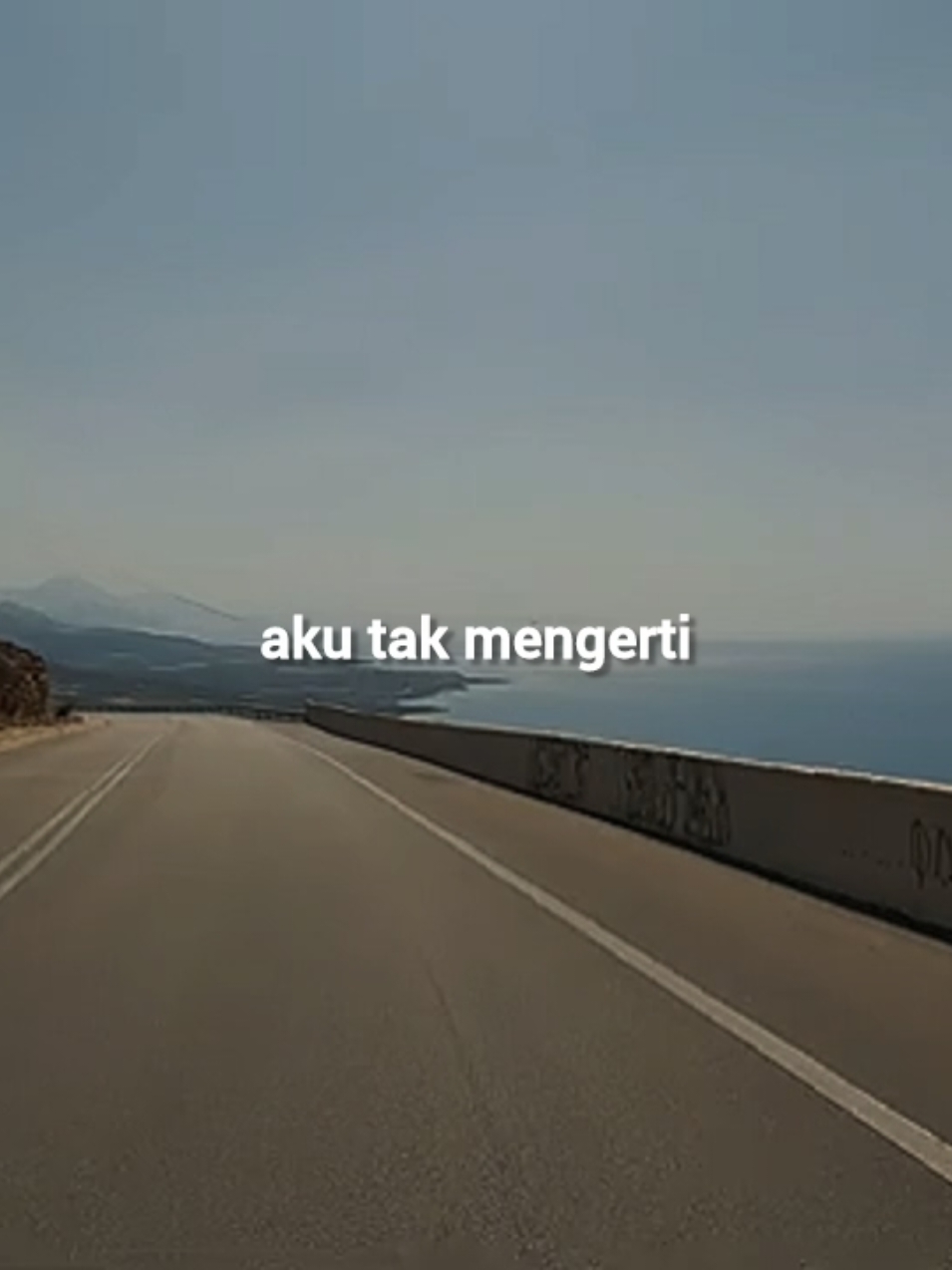 aku tak mengerti mengapa kau sampai hati