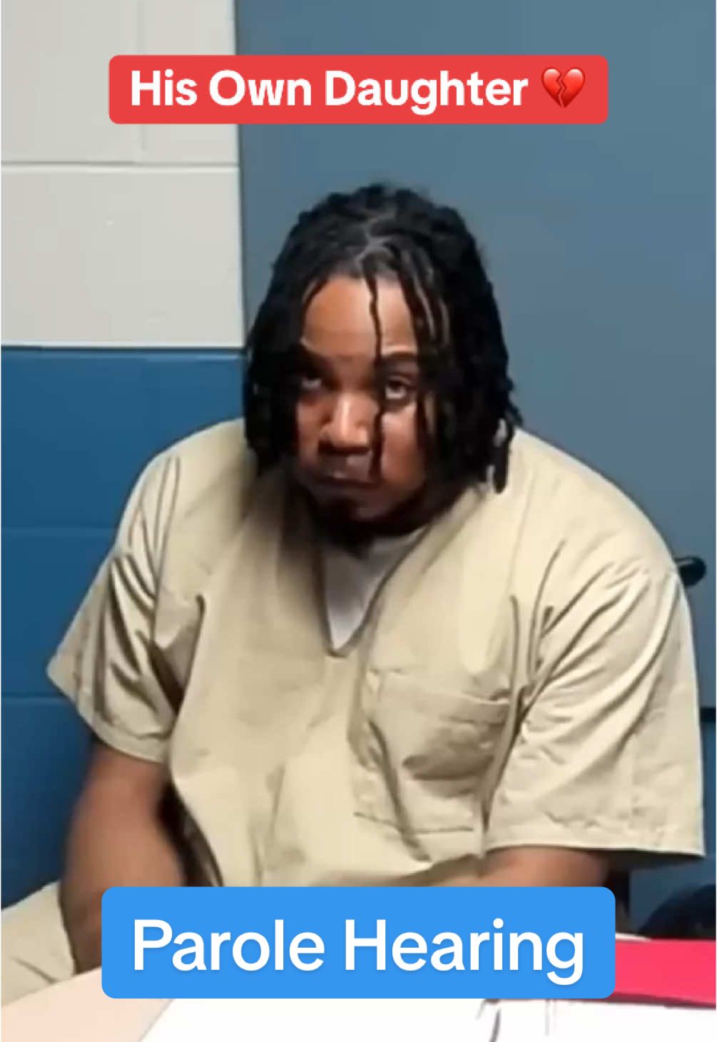 This is the moment an evil father applied for parole #prison #court #parole 