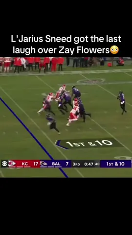 Zay Flowers learned his lesson😮‍💨 #zayflowers #ljariussneed #karma #football #ravens #nfl #zingersports 