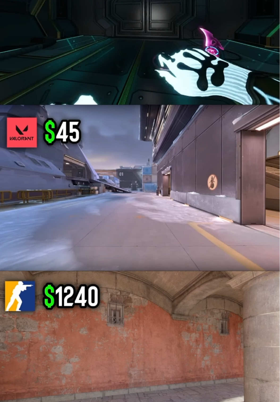 Karambit comparisons 🤑 #ESL #gaming #cs2 #counterstrike2 #esports #competitivegaming #GamingOnTikTok #videogames #counterstrike #karambit #Valorant #apexlegends 