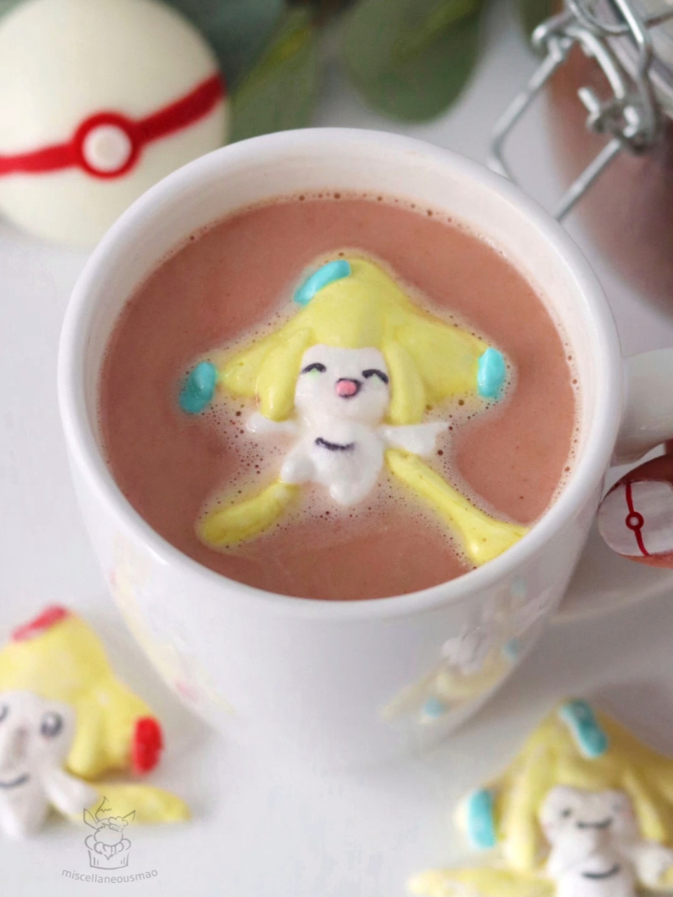 Make a wish on the Wish Pokémon for the new year 🌠 #whosthatpokemon #pokemon #hotcocoabomb #hotchocolatebomb #jirachi #ジラーチ