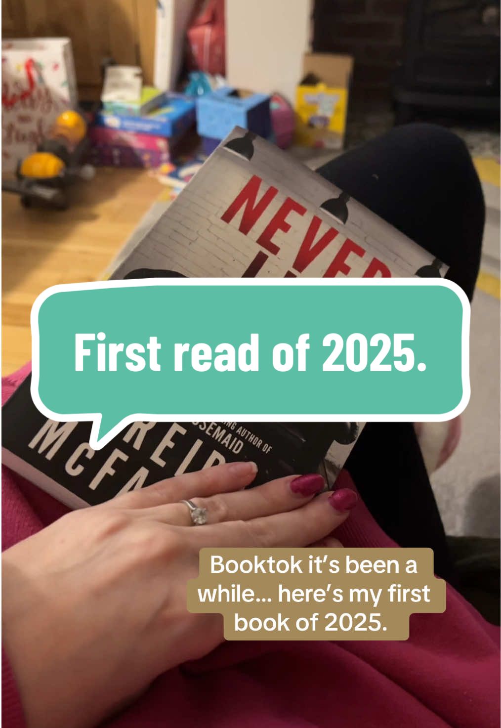 Booktok… hello! It’s been a while. I’ve been settling back into working life after maternity. But still reading. Here is my first book of 2025, what you reading? X #BookTok #booktokuk #reading #booklover #bookish #thrillerbooks #freidamcfadden #2025reading #bookgirl 