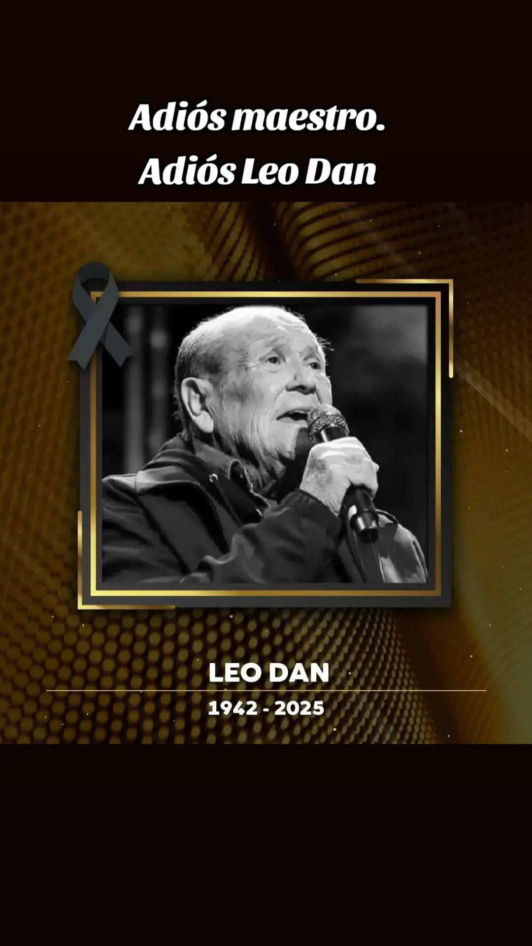 Esta mañana se reportó el fallecimiento del cantante y compositor argentino Leo Dan a los 82 años de edad. La noticia fue compartida por su familia a través de las redes oficiales del artista, allí lo despidieron con un emotivo comunicado. Enviamos un mensaje de apoyo a todos sus familiares, amigos y seguidores en estos difíciles momentos. 🥺🕊️🕯️ #QEPD #LeoDan #Argentina #mexico #Bolivia 