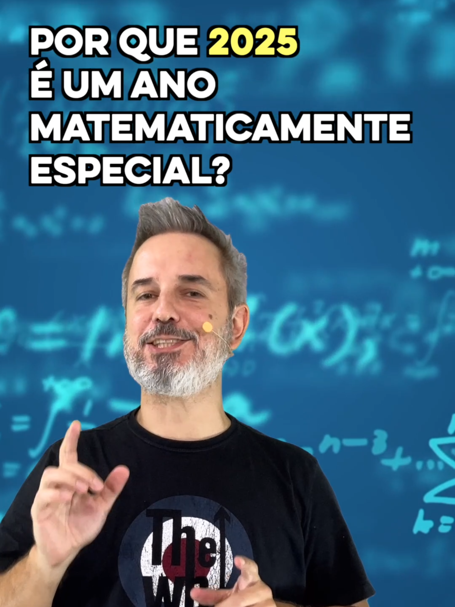 Se você gosta de Matemática, tem N motivos para afirmar que 2025 é um ano muito especial! 😍 || Entusiasta-chefe: @professorgustavoreis || #estudematemática #matemática #2025 #anonovo #felizanonovo