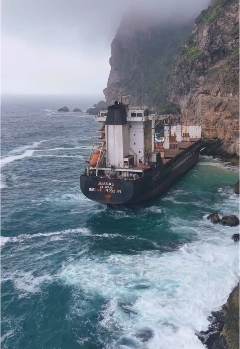 mv Jernas abandoned ship, Salalah coast, Oman. #ship #vessel #abandoned #ghostship 