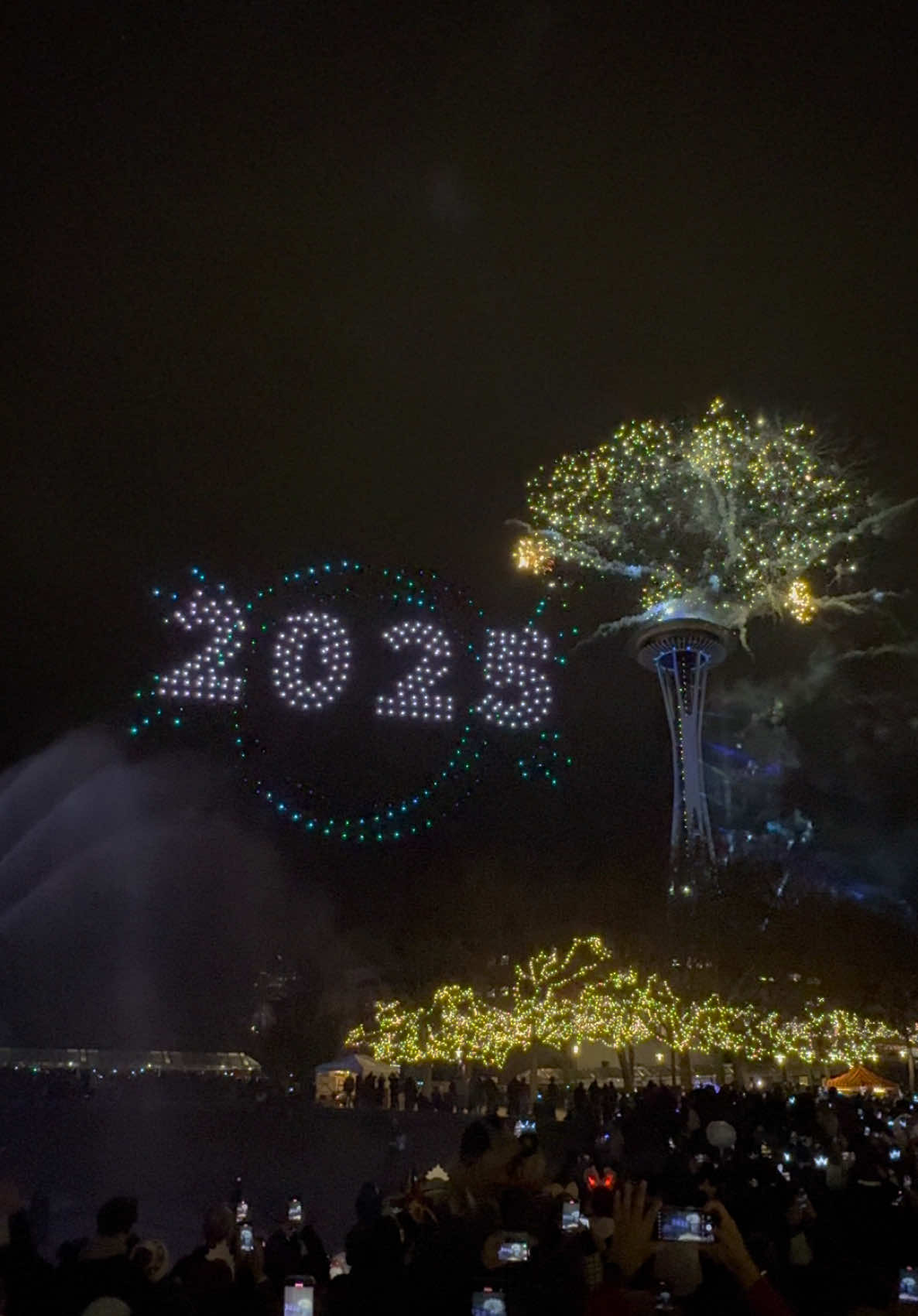 Thank you Seattle for an amazing start to the new year. 2️⃣0️⃣2️⃣5️⃣✨ #newyear #seattle #fireworks 