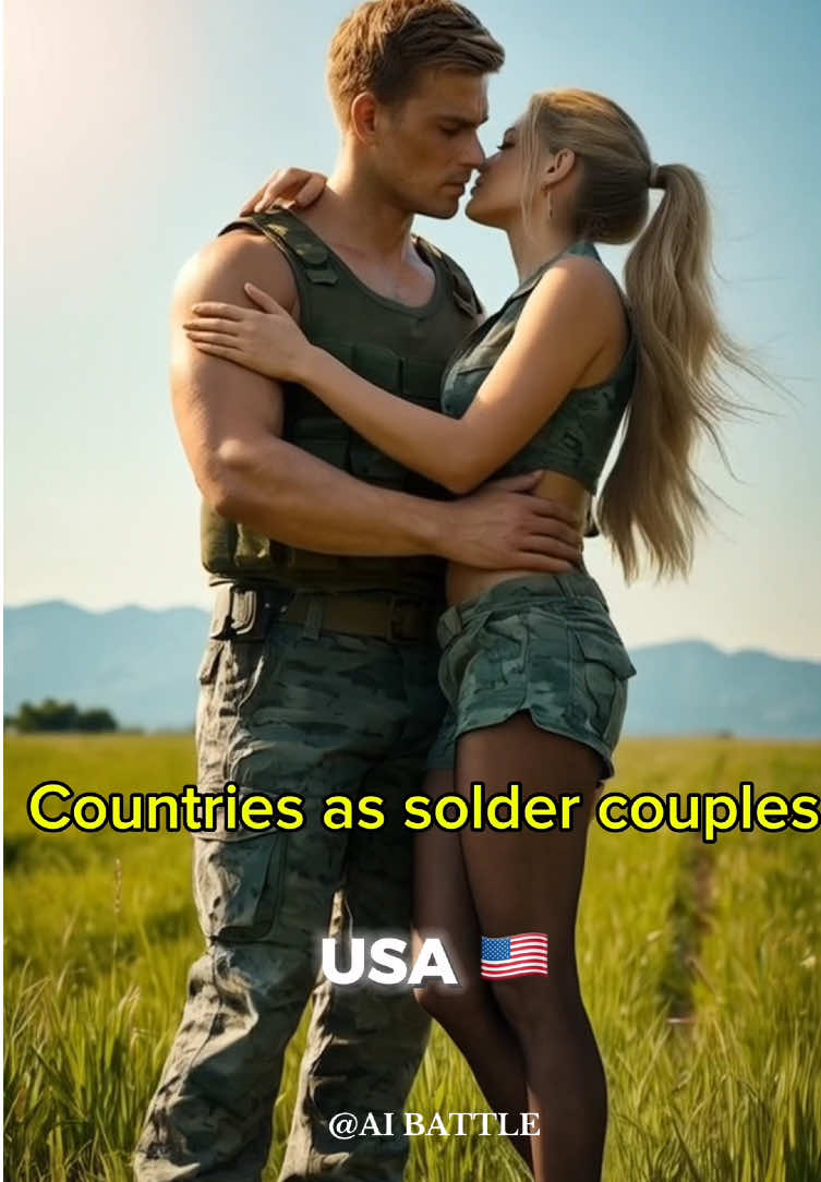 Countries as solder couples #fyp #midjourney #fusion #aigenerated #countries #midjourneyart #midjourneyai #couple #ai 