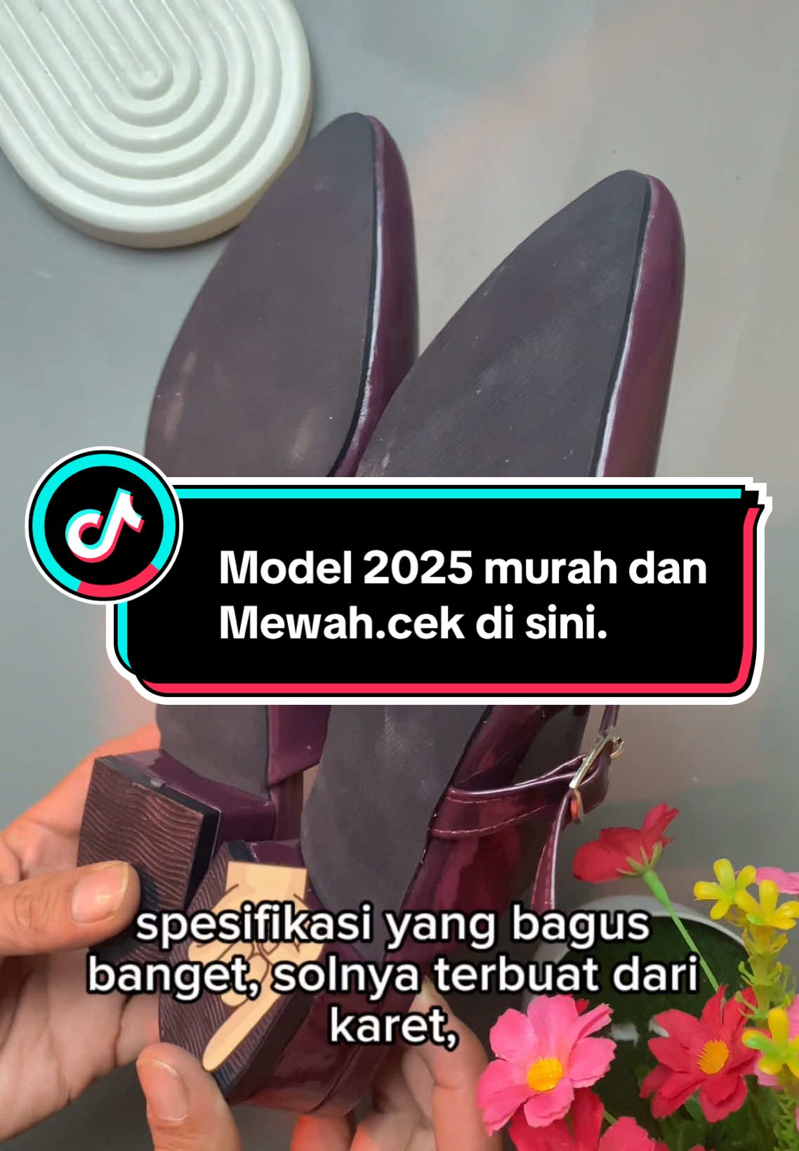 Sepatu hak wanita #mules #mulesheels #sandalwanitakekinian #2025 #TikTokShop #sepatuhakwanita 