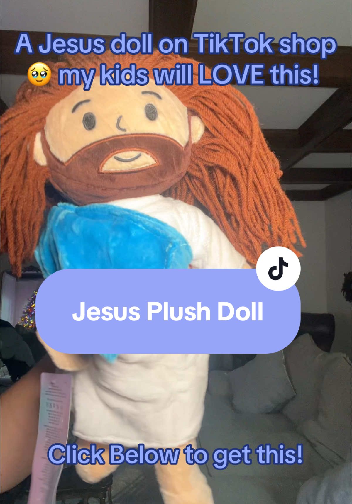 Jesus Plush Doll such a great toy for any kid. #jesus #christianmoms #christianmom #christianfamily #jesuslovesme #jesuslovesyou #christiantiktokcomunity #christiantok 