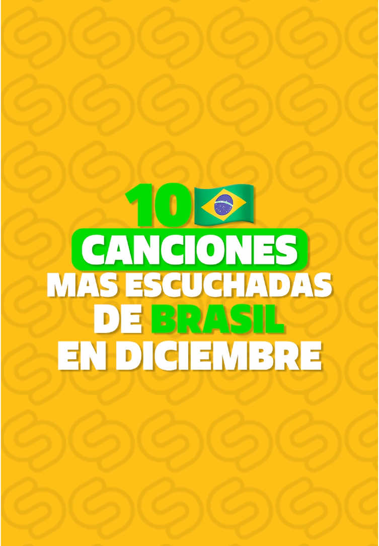 Las 10 Canciones Más Escuchadas de Brasil 🇧🇷 | Diciembre 2024 🎶 Descubre los hits que lideran Spotify #fyp #Viral #music #parati #spotify #top10 #brasil 