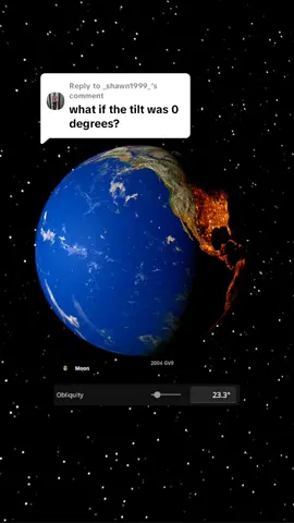 Replying to @_shawn1999_ What if Earth had NO tilt? Would seasons disappear? #fyp #simulator #collision #universesandbox2 #solarsystem #universe #space