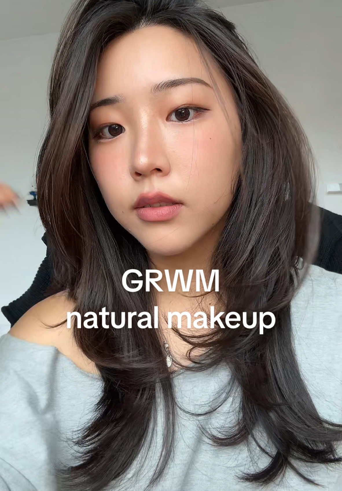 is this natural enough 😙 #fyp #grwm #getreadywithme #naturalmakeup #lessismoremakeup #korean #koreanmakeup 