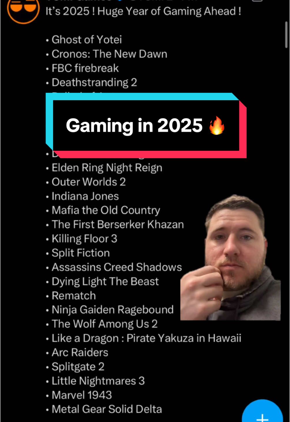 Gaming in 2025 is looking INSANE 🔥🎮  #greenscreen #2025games #ps5games #xboxgames #pcgames 