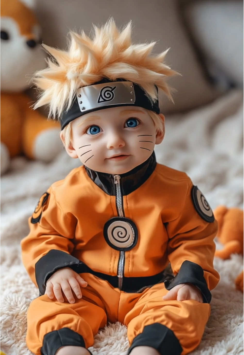 誰かわかる？赤ちゃんナルト / Baby NARUTO / AIでナルトのキャラを実写風の赤ちゃんにしてみた #ナルト #naruto #ai 