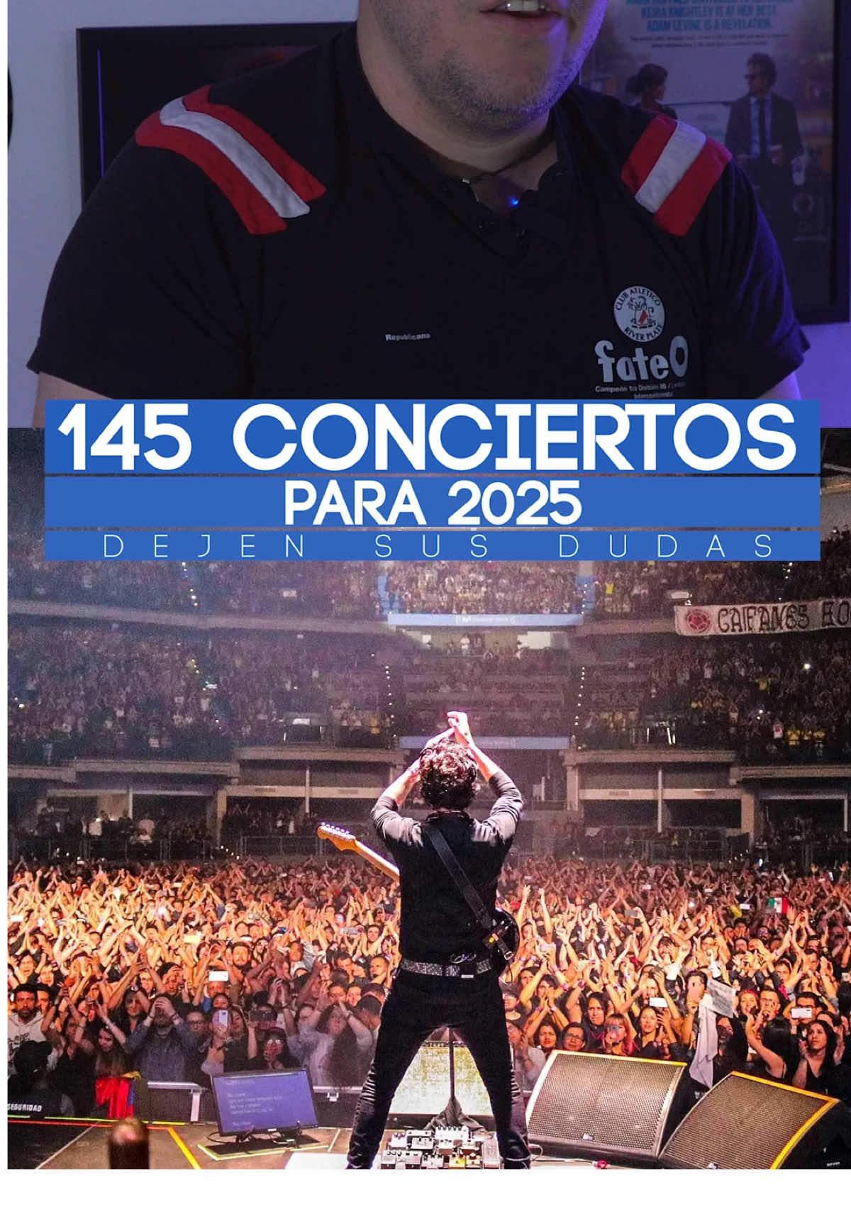 145 conciertos confirmados para 2025, les cuento por mes todo lo confirmado y lo que posiblemente viene, también dejen que bandas o artistas quieren ver!  #conciertos #colombia #movistararena #concierto 