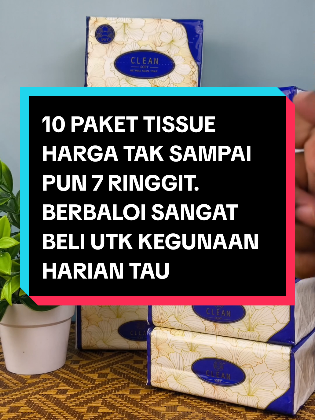 Berbaloi sangat dapat 10 paket tissue #tisu #tisumurah #tisuviraltiktok #tisuviral 