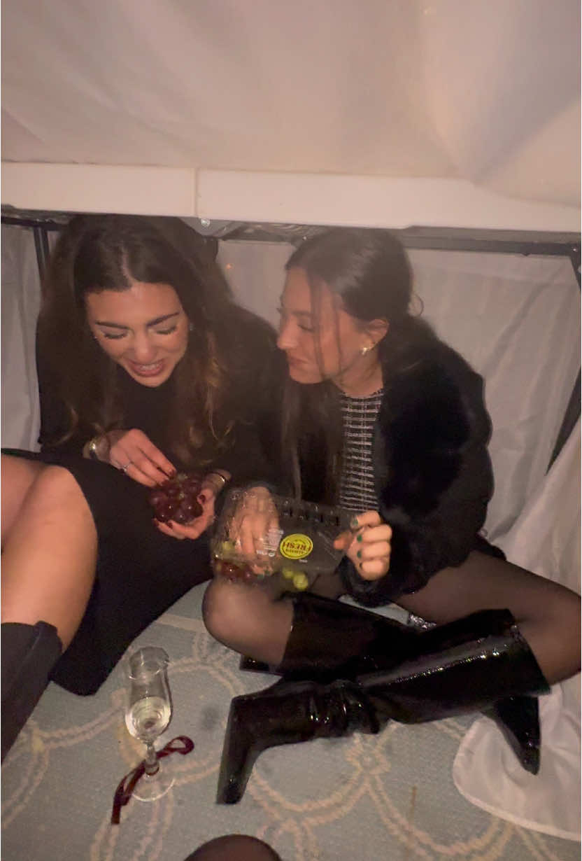 we love a grape under the table on new years!