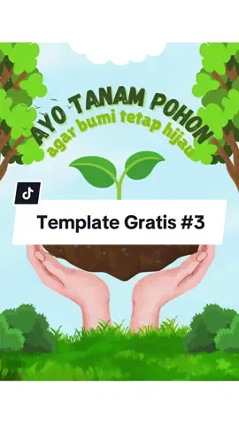 Yuk tanam pohon untuk bumi yang lebih hijau! 🌱✨ Download poster GRATIS ini di Canva! #ayotanampohon #tutorialcanva #canvatemplate #postercanva #canvadesign