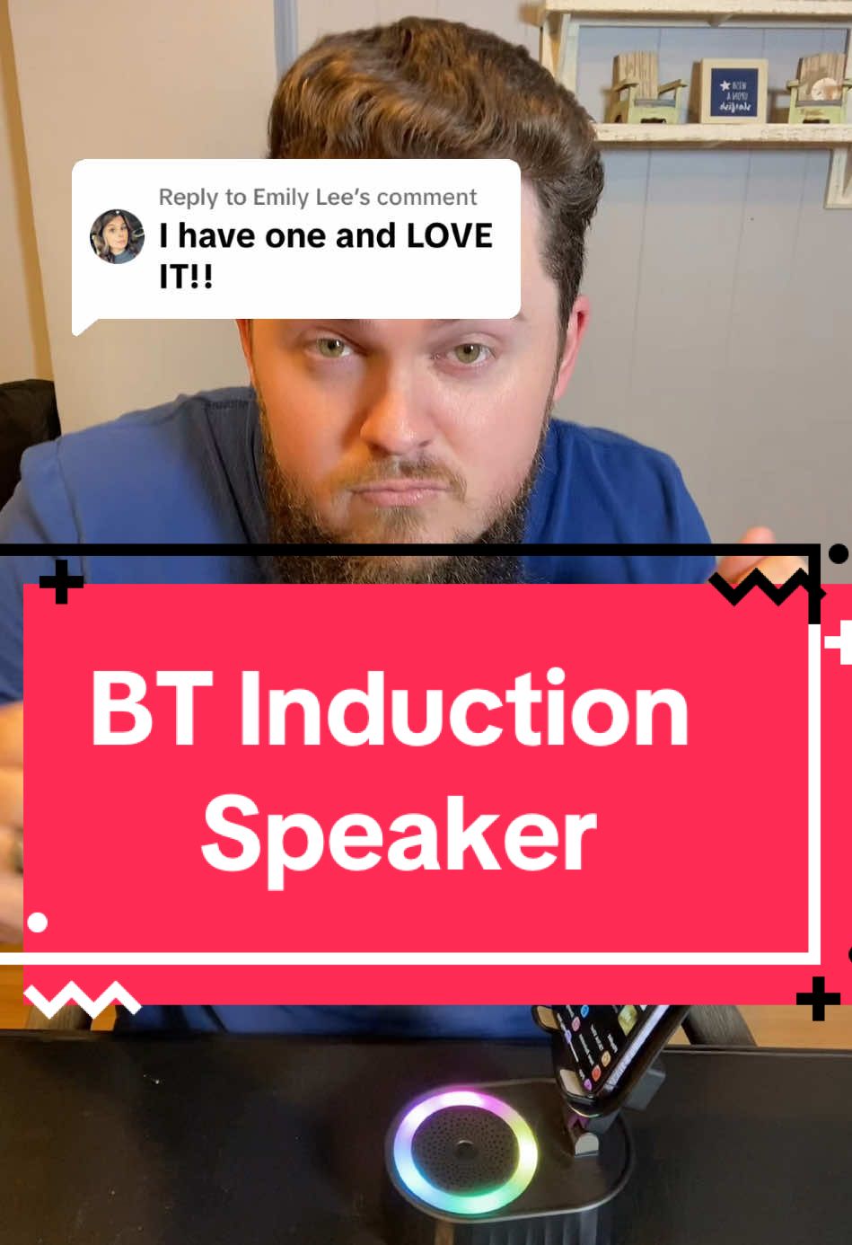 Replying to @Emily Lee Bluetooth induction speaker is great and super loud! ##bt##Bluetooth#BluetoothSpeaker##induction##speaker #akllccrspeaker @AKLLCCR SHOP 