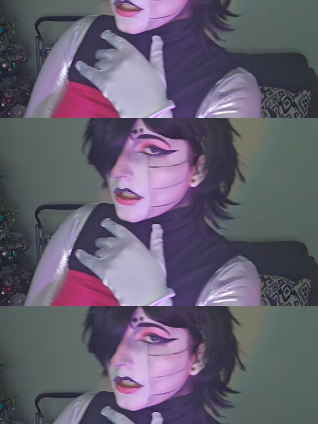 awful lighting here but that's faithful to my 2020 videos #mettatonexcosplay #mettatoncosplay #mettatonex #mettaton #undertalecosplay #undertale 