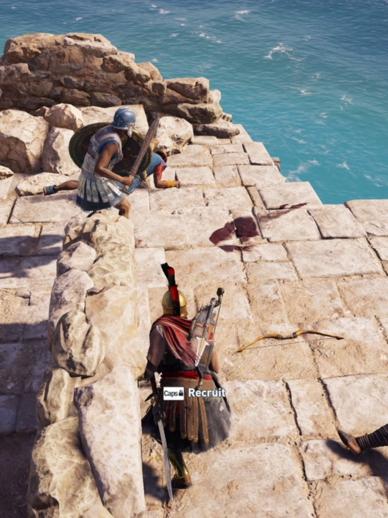 Victory!? powerful kick #assassinscreed #assassinscreedodyssey #acodyssey #gameplay #fyp #ubisoft