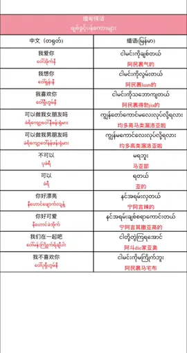 缅语学习တရုတ်စာလေ့လာပါ#缅语学习 #Chinese #中文学习 #တရုတ်စာလေ့လာပါ 