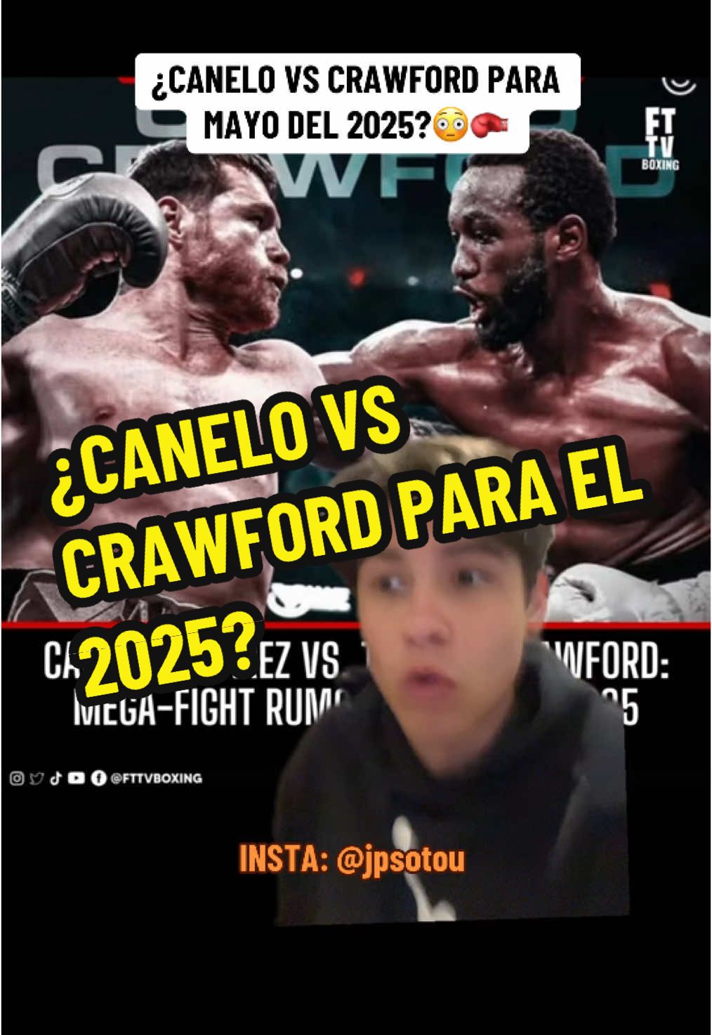 ¿CANELO VS CRAWFORD PARA MAYO DEL 2025? ¿Que opinan? #box #jpboxing #2025 #boxeador #canelo #caneloalvarez #terencecrawford #noticias #rumor 